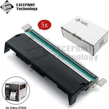 5x 203DPI Printhead Replacement for Zebra ZT410 ZT411 Printer P1058930-009