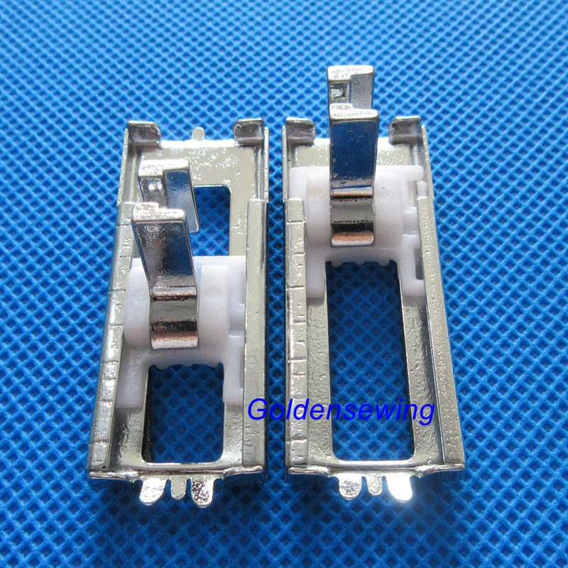 2 PIEZAS Máquina de Coser de Vástago Bajo Deslizable Botón Agujero Pie Se Adapta a la mayoría de los Modelos BLB299 Foto 3 de 4