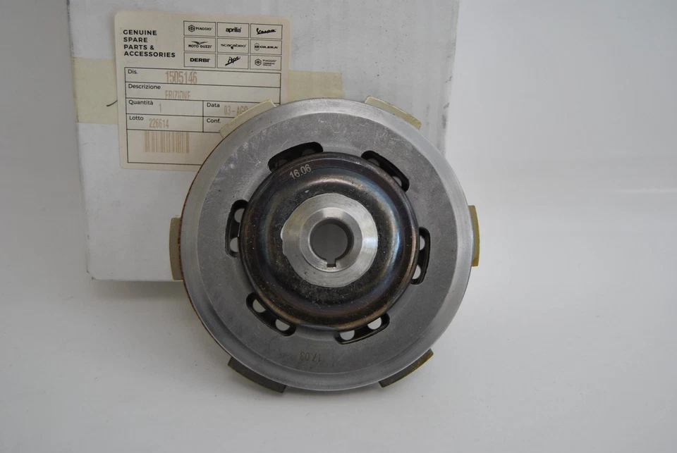 Embrayage Clutch Assy Piaggio Vespa 50 DE GAUCHE À DROITE Special ET3 Pk XL N - Photo 1/3