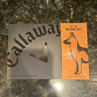 Callaway Chrome Tour Let the Big Dog Eat Limited Edition Golf Balls White 12pk