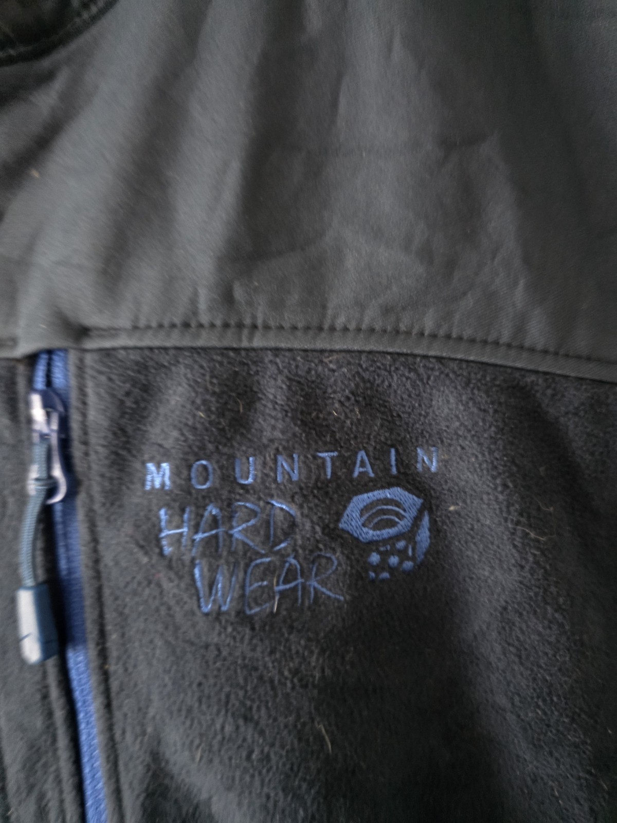 Mountain Hardwear Men's Navy Hybrid Fleece Vest - Size Medium image 2