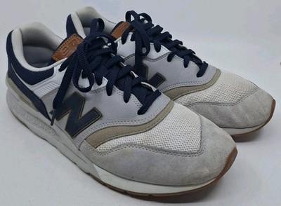 New Balance 997H Mens Shoes 11.5D Gray Navy Running Jogging Old School Shoes