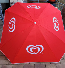 Sonnenschirm Sonnenschutz Langnese Sommer Freibad Pool Garten 