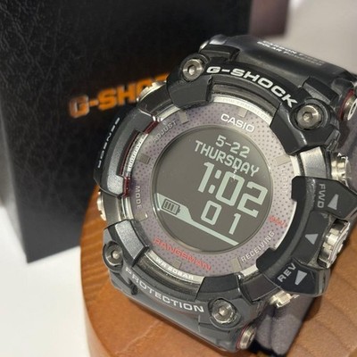 CASIO G-SHOCK RANGEMAN GPR-B1000-1JR Black Wristwatch Used Solar GPS Japan