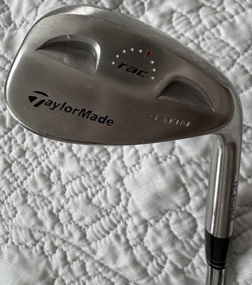 #ad TaylorMade rac Satin 54° Wedge Steel Shaft Wedge Flex Stainless Steel Silver RH $25.00