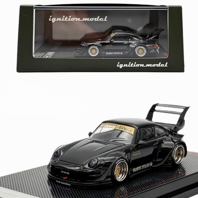Ignition Model Porsche Rauh-Welt Begriff RWB 993 Black 1/64