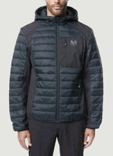 Merrell Mens XL Black Hooded Puffer Jacket Li...