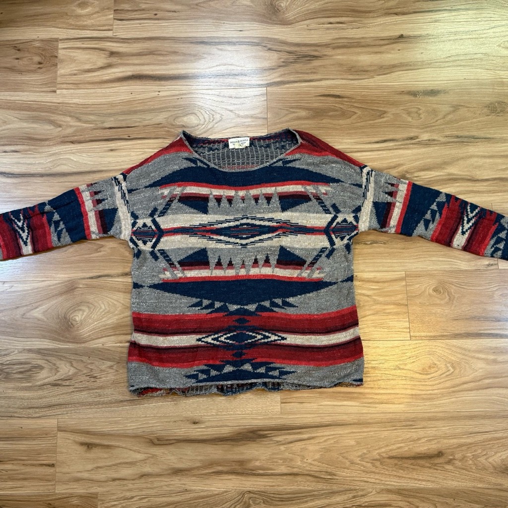 Denim & Supply Ralph Lauren Women’s M Aztec Knit Sweater