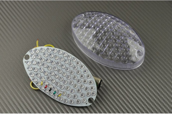 Feu stop LED transparent Buell 1190 EBR pour sublimer vos sorties nocturnes