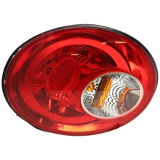 Tail Light For 06-10 Volkswagen VW Beetle Left Clear Red Lens with Halogen Bulb