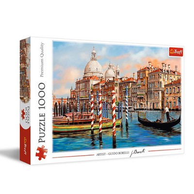 Trefl Puzzle 1000 Teile Venedig Canal Grande Guido Borelli Premium Quality
