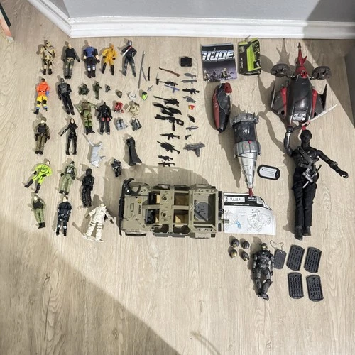 Vintage Action Figure Parts Weapons Lot GI Joe Transformers Toys Hasbro