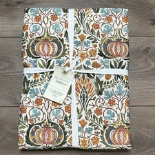Williams Sonoma X Morris & Co. Little Chintz Rectangle Tablecloth Fall Print