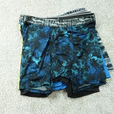 Hanes Underwear Boys Large Boxer Briefs Mesh X Temp 6 Pair