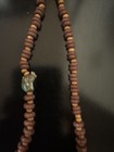 Red Coral Turquoise And Wood Necklace — photo 6