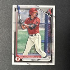 2024 Bowman Base Prospect #BP-34 Kevin Sim  - Arizona Diamondbacks