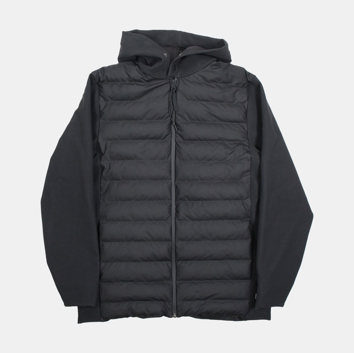 Rains Trekker Mens Mid-Length Black Softshell Jacket Size M Polyester
