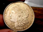 MORGAN SILVER DOLLAR 1921 BU++ STUNNING NATURAL TONER! 90% SILVER DOLLAR