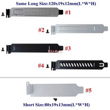 5-20x Heat Dissipation Dustproof PCI Slot Covers w/ Screws PC Desktop Case Plate