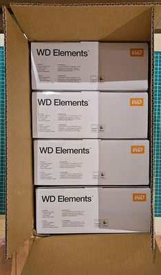 Western Digital Elements 40TB / 4 x 10TB USB 3.0 External Desktop Hard Drive