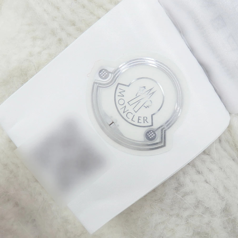 MONCLER Knit Cap Beanie Women's Alpaca Other White Navy Red Tricolor G20913B0000 thumbnail 7