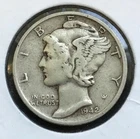 1942-S  10C Mercury SILVER Dime