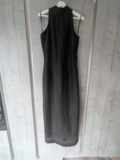 Versace Black Long Evening Dress  12 Excellent Condition