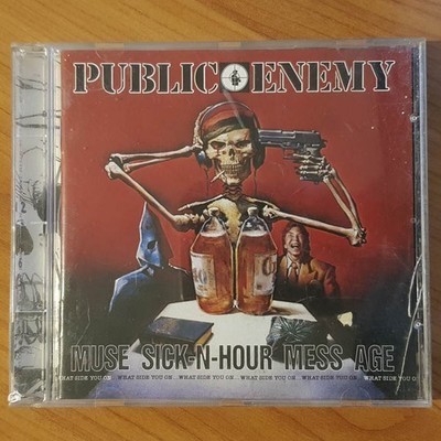 PUBLIC ENEMY muse sick-n-hour mess age PMDC GERMANY VG+/EX (CD Album, Hip Hop)