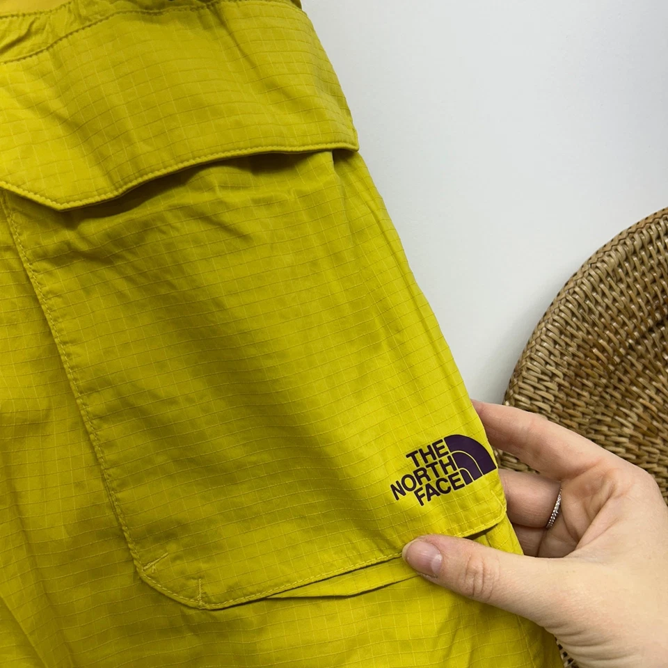The North Face Yellow Purple Lined Spring Peak Hiking Skort Shorts Small Outdoor - Image 4 of 4