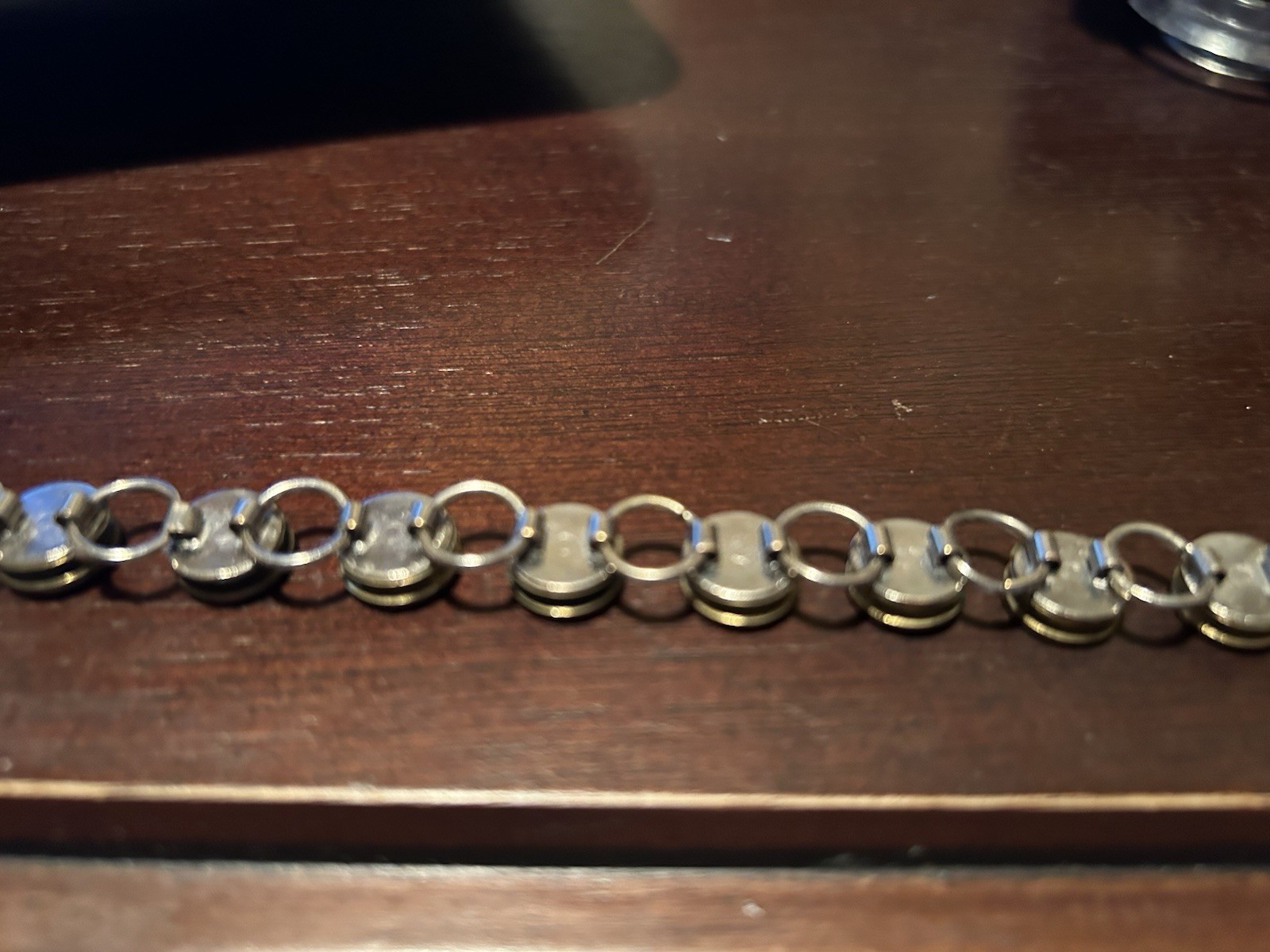 Bullet Casing Bracelet with Colored Crystals and … - image 5