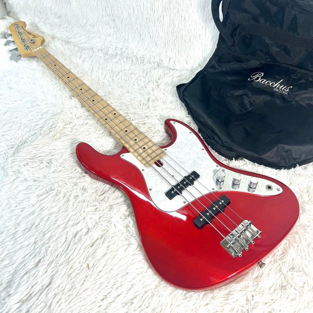 Bacchus BJB-330 ジャズベース キャンディアップルレッド Bacchus BJB