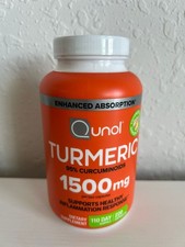 Qunol Turmeric Curcumin Supplement, 1500mg, 95 Curcuminoids, 220 Veg