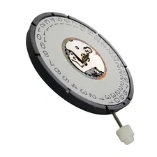 32.6mm Date @ 3 Quartz  Watch Movement with Battery + Stem for ISA 2334 1035