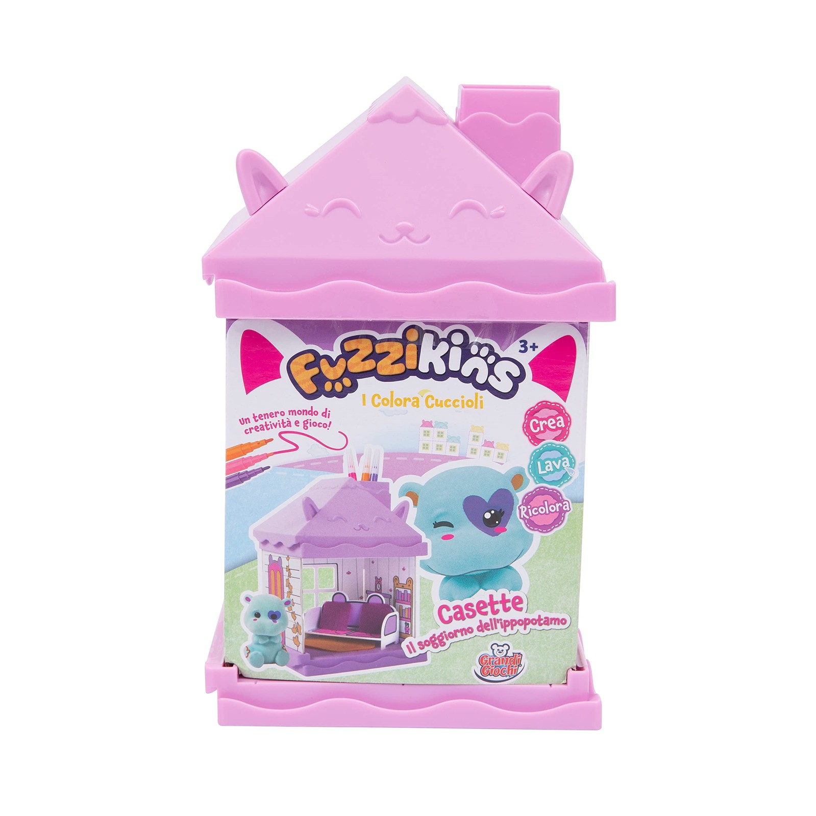 Grandi Giochi Fuzzikins I Farbe Häuschen, Wohnzimmer Des Nilpferdes, Welpen zum