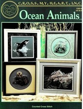 Cross My Heart Cross Stitch Chart book Ocean Animals 95