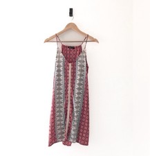 Honey Punch Colorful Sleeveless Relaxed Boho Maxi Dress Size Medium