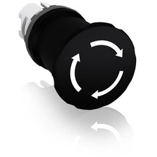 1pc ABB MPET4-10B Mstop 40Mm Mush Twist Relese Blk