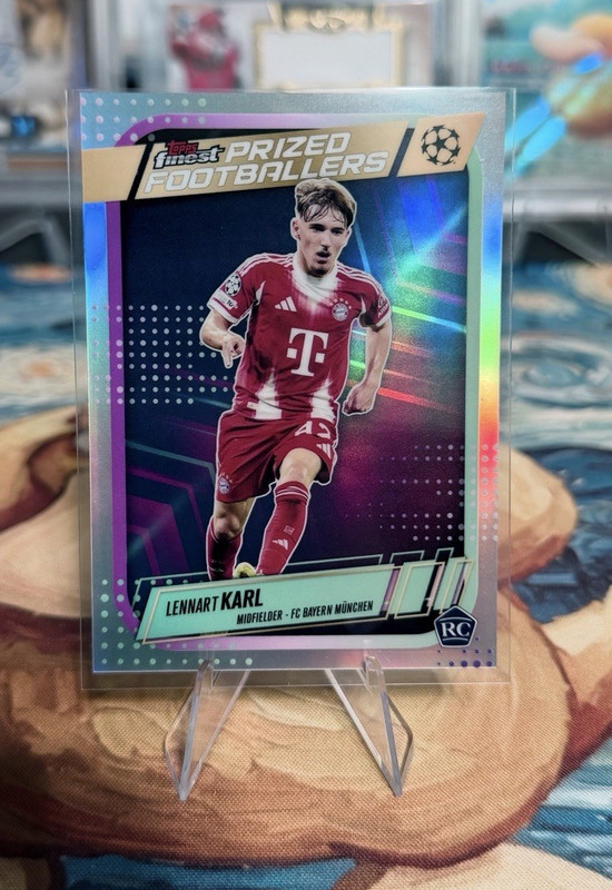 Topps UEFA Champions League Topps Finest Lennart Karl FC Bayern #PF-11 RC