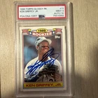 1990 Topps Glossy Ken Griffey Jr. PSA 9/ Auto 10. Pop 2 None Higher. Very Rare