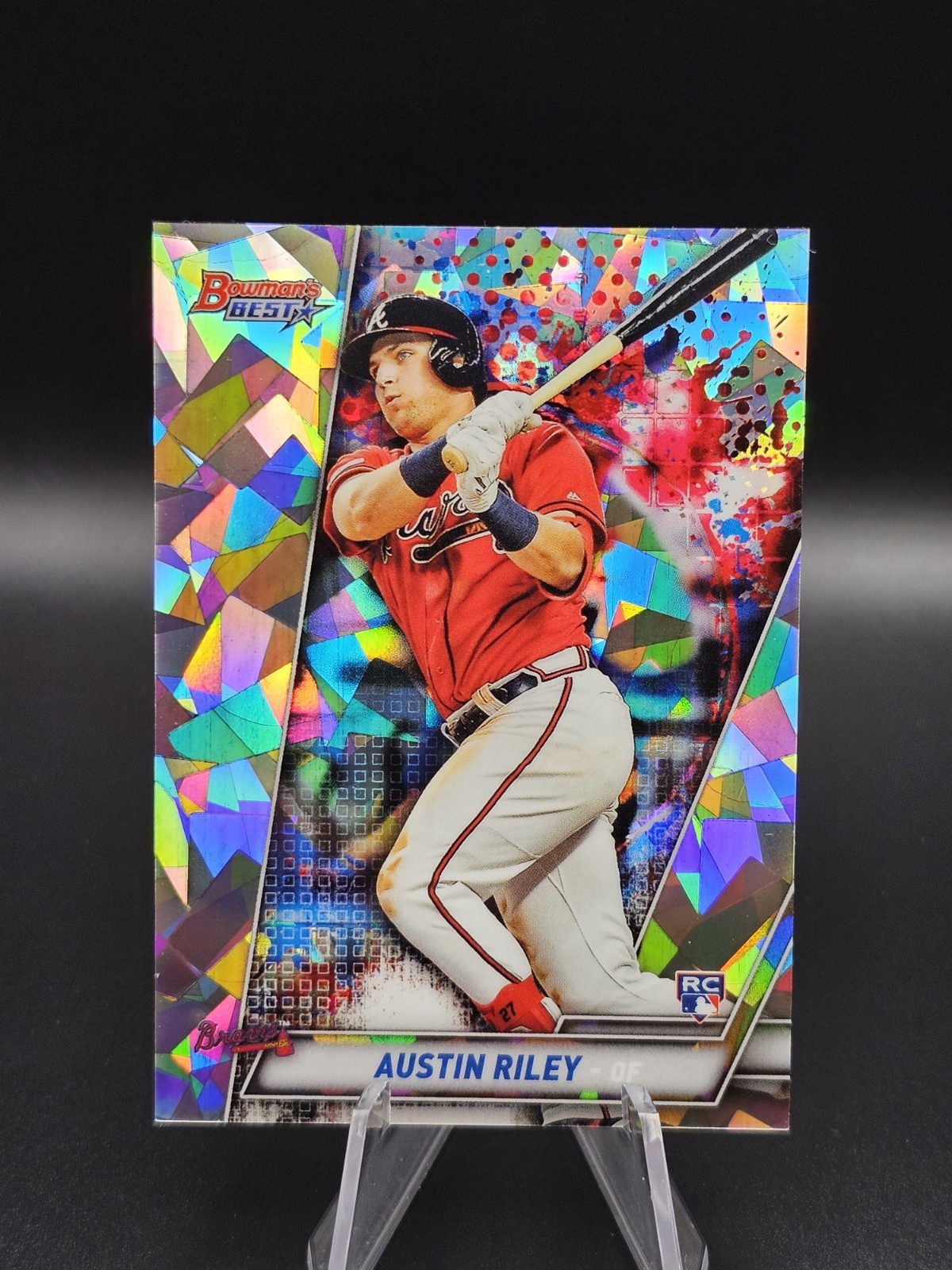 Austin Riley Rookie - 2019 Bowman's Best, Atomic Refractor SP #4