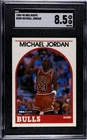 1989-90 NBA Hoops #200 Michael Jordan Graded Card SGC 8.5 NM MT+