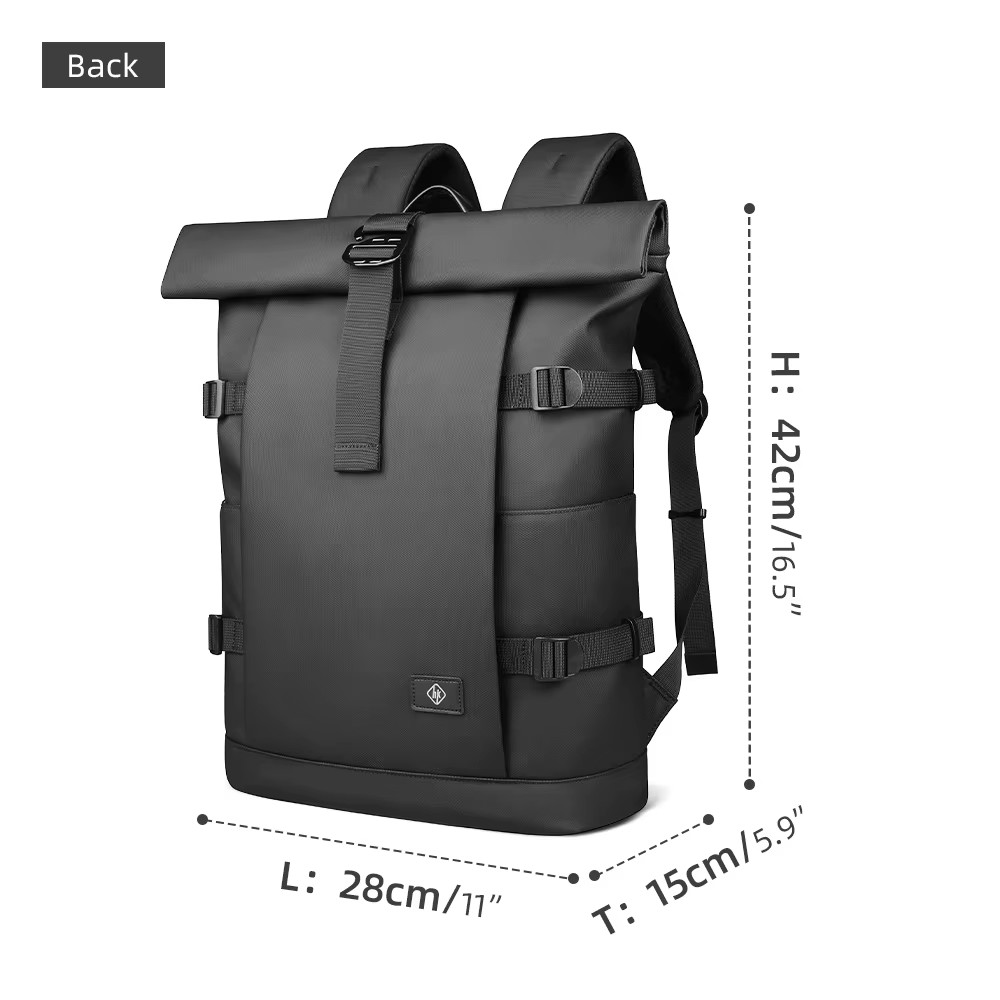 For Men Large Capacity Expandable 17 Inch Laptop Ba