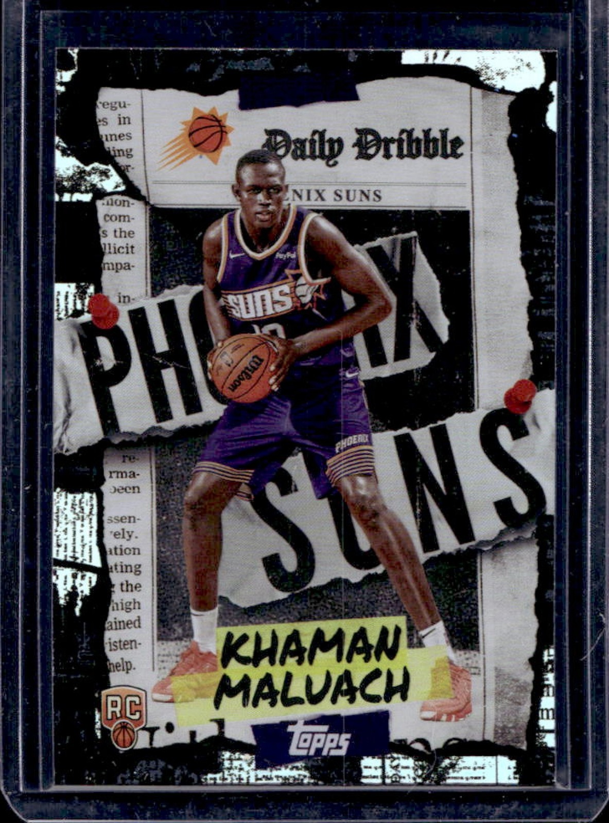 2025-26 Topps Khaman Maluach The Daily Dribble RC Rookie #DD-40 Suns