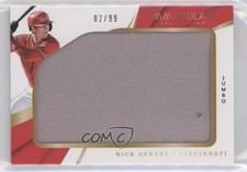 2018 Panini Immaculate Immaculate Jumbo Relics 82/99 Nick Senzel #IJ-NS 08jk