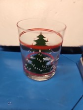 Waechtersbach Germany Christmas Tree Double Old Fashioned Glass On The Rocks
