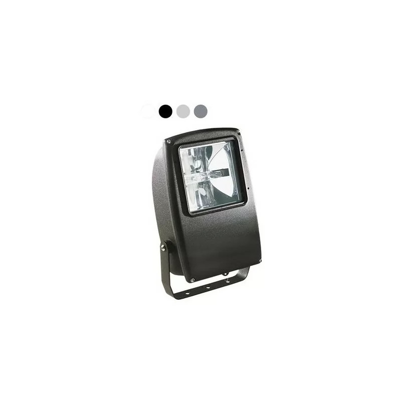 Projecteur MACH2 Symm Fael 52500 MAX noir 70W RX7s IP67 pour éclairage extérieur efficace