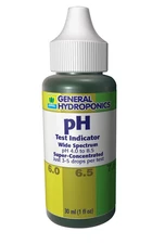 General Hydroponics pH Test Indicator Kit 1 oz. Wide Spectrum Super-Concentrated