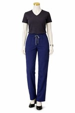 Scrubstar Women s Navy Scrub Pants Size M Drawstring Elastic Waist Cargo Pocket