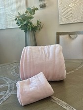 Pottery Barn Kids LUXE CHAMOIS DUVET COVER SET/ Pink Twin/ duvet sham