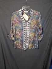 vintage goa top Large Color/print Grey Denim Boho